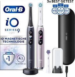 Staan voor ambulance suiker Oral-B Special Edition iO - 9 - Roze en Zwart - Elektrische Tandenborstel -  Duopack