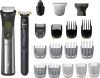 Philips trimmerset All-in-One Series 9000 - MG9555/15 - 20-in-1 Trimmer Set Voor Baard Lichaam Haar Inclusief OneBlade - RVS - Zilver