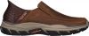 Skechers Respected - Elgin Heren Instappers - Kastanjebruin - Maat 41