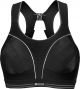 ShockAbsorber Ultimate Run Bra - Sportbeha - Zwart / Silver - 85C