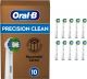 Oral-B Precision Clean - Met CleanMaximiser-technologie - Opzetborstels -10 Stuks - Brievenbusverpakking