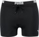 PUMA Swim Logo Trunk Heren Zwembroek - zwart - Maat L