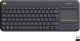 Draadloos Touch Toetsenbord - QWERTY ISO Zwart Logitech K400 Plus -