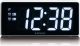 Wekkerradio met groot 3” LED Display - Wit Lenco CR-30WH 