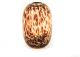 Luipaard vaas Glazen vaas rond – Amber/Bruin – Cheetah vaas – Ronde vaas – 16x16x26cm Housevitamin 