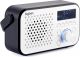 Bigben TR24DAB - Draagbare DAB Wekkerradio - Zwart/Wit