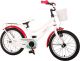 Kinderfiets 16 inch Meisjes Volare Brilliant -  Wit - 95% afgemonteerd