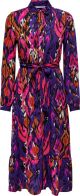 ONLY ONLALMA LIFE POLY EMILY SHIRT DRESS AOP Dames Jurk - Maat S