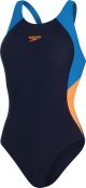 Speedo Colourblock Splice Muscleback Dames - Marine / Blauw - maat 38