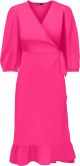 ONLY OLMOLIVIA 3/4 WRAP MIDI DRESS WVN Dames Jurk - Maat L