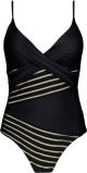 Barts Alira Shaping One Piece Zwart Dames Badpak - Maat 40