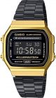 Casio Vintage horloge  A168WEGB-1BEF 36 mm - Zwart