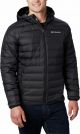 Columbia Lake 22™ Down Hooded Jacket - Gewatteerde Donsjas met Capuchon - Heren - Maat M - Zwart