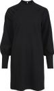 VILA VINEYA HIGH NECK PUFF L/S DRESS Dames Jurk - Maat M