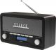 DAB Radio - Retro Radio - DAB+/ FM Radio - Bluetooth - LCD Scherm - AUX - DAB18 - Donkergrijs