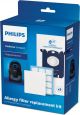 Philips FC8074/02 - Vervangingsset met 1x allergiefilter en 1x motorinvoerfilter