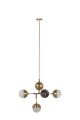 Hanglamp BePureHome Globular - Metaal - Antique Brass - 58x75x51