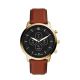 Fossil Smartwatch Neutra Hybrid HR FTW7025 Smartwatch Heren 45 mm - Bruin