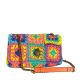 Kurt Geiger gehaakte crossbody tas Crochet Mini Kensington multi