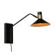 Wandlamp Lucide PEPIJN - E14 - 3 StepDim - Zwart