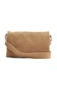 NA-KD suède crossbody tas beige