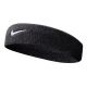 Nike hoofdband Swoosh zwart/wit