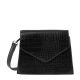 PIECES crossbody tas PCFLORA met crocoprint zwart