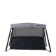 Reisbed baby Compact Travelbed  grijs melange Titaniumbaby 