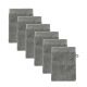 Washand hotelkwaliteit (set van 6) (21x15 cm) Grijs