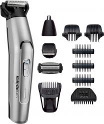 Draadloze trimmer BaBylissMEN 11-in-1 Titanium Multitrimmer MT861E - Waterproof - 70 Min draadloos gebruik