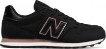 New Balance 500 Dames Sneakers - Black/Rose Gold - Maat 37.5