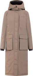 Didriksons LEYA WNS PARKA L 3 Dames Outdoorjas - Mocha Brown - Maat 36