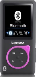 Lenco XEMIO-768 Pink - MP3-Speler met Bluetooth® inclusief 8GB micro SD en sport oordopjes - Roze