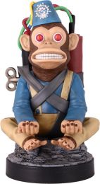 Cable Guy - Monkey Bomb telefoonhouder - game controller stand met usb oplaadkabel - 8 inch