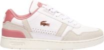 Lacoste T-Clip Dames Sneakers - Wit/Roze - Maat 36