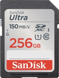 SanDisk SDXC Ultra 256GB Geheugenkaart - 140MB/s - Geschikt voor Full HD video